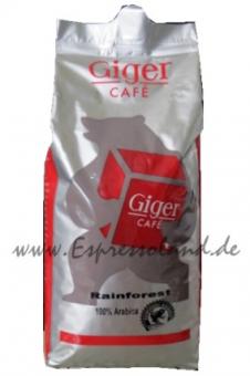 Giger Café Rainforest 100% Arabica 1kg Kaffeebohnen 